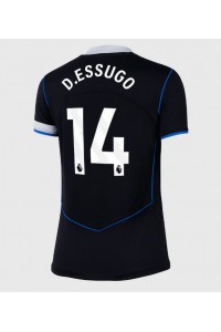 Chelsea Dario Essugo #14 Jalkapallovaatteet Naisten Kolmaspaita 2025-26 Lyhythihainen